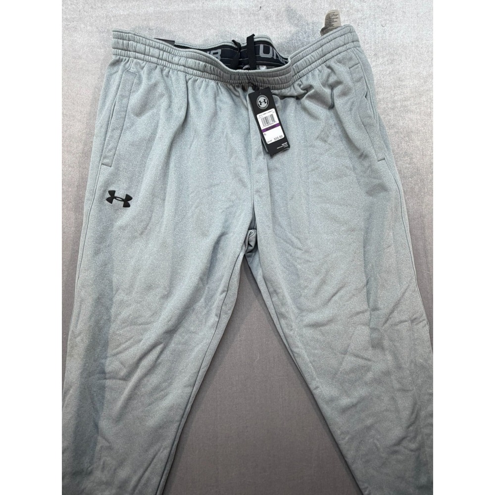 NWT Under Armour Men Gray Sweat Pants 2XL COLD GEAR